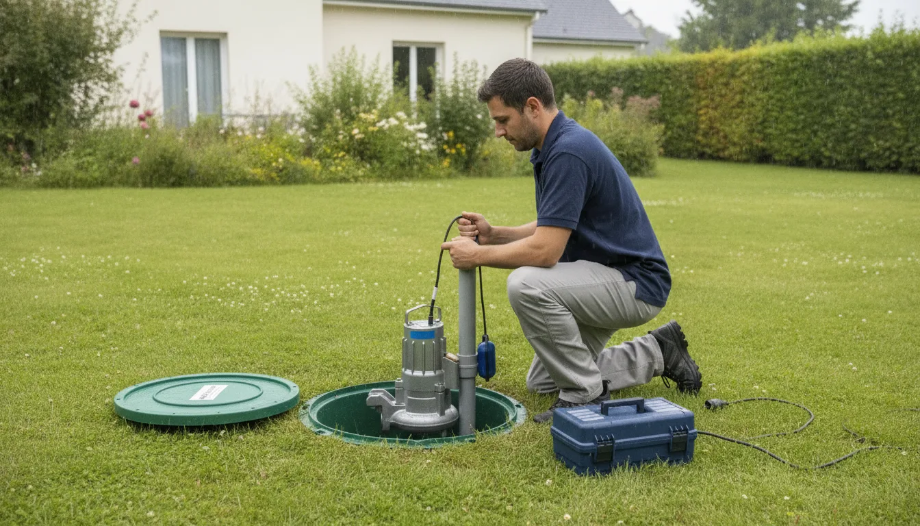 Dépannage pompe de relevage Gouesnach – méthode / geste technique